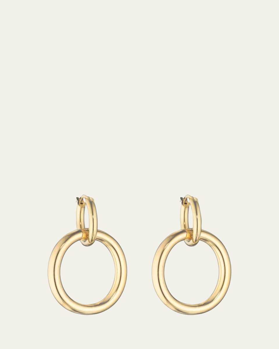 Mama 18k Gold Link Earrings